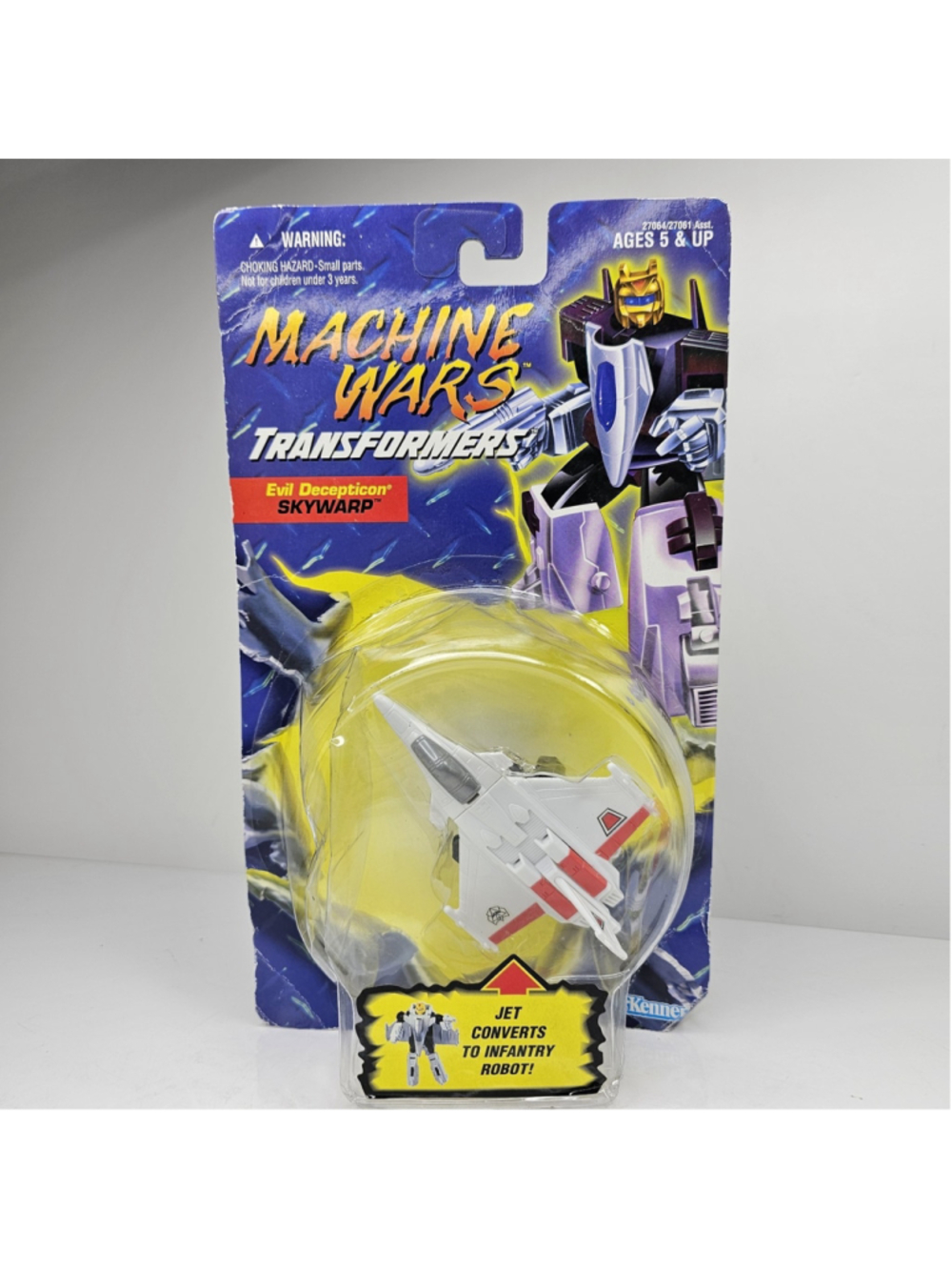 SEALED 1996 Transformers Machine Wars SKYWARP Kenner Box Damaged
